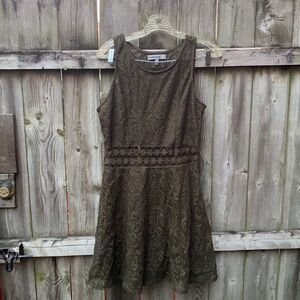 Bailey Blue green crotchet dress sz. XL